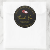 Étiquette de Merci de chiche à oignon rouge maison (Sac)