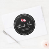 Étiquette de Merci de chiche à oignon rouge maison (Enveloppe)