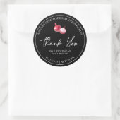 Étiquette de Merci de chiche à oignon rouge maison (Sac)