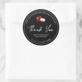 Étiquette de Merci de chiche à oignon rouge maison (Sac)