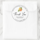 Étiquette de Merci de confiture d'agrumes maison s (Sac)