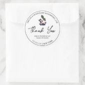 Étiquette de Merci de confiture d'airelle maison s (Sac)