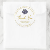 Étiquette de Merci de confiture de cassis simple f (Sac)