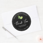 Étiquette de Merci de confiture de chaux maison si (Enveloppe)