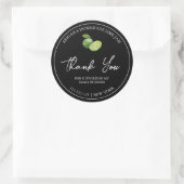 Étiquette de Merci de confiture de chaux maison si (Sac)