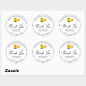 Étiquette de Merci de confiture de citron maison s (Feuille)