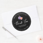 Étiquette de Merci de confiture de fibre simple fa (Enveloppe)