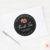 Étiquette de Merci de confiture de fibre simple fa (Enveloppe)