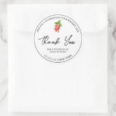 Étiquette de Merci de confiture de fraises maison (Sac)