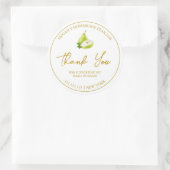 Étiquette de Merci de confiture de poires maison s (Sac)