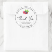 Étiquette de Merci de confiture de  simple maison (Sac)