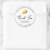 Étiquette de Merci de confiture Mango simple fait (Sac)