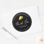 Étiquette de Merci de confiture Mango simple fait  (Enveloppe)
