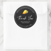Étiquette de Merci de confiture Mango simple fait  (Sac)