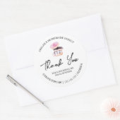 Étiquette de Merci de Donut maison simple (Enveloppe)