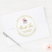 Étiquette de Merci de Donut maison simple (Enveloppe)