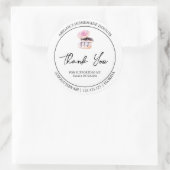 Étiquette de Merci de Donut maison simple (Sac)