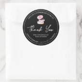 Étiquette de Merci de Donut maison simple (Sac)