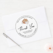 Étiquette de Merci de pain maison simple (Enveloppe)
