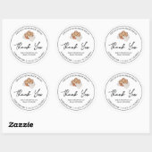 Étiquette de Merci de pain maison simple (Feuille)