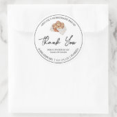 Étiquette de Merci de pain maison simple (Sac)