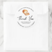 Étiquette de Merci de pain maison simple (Sac)