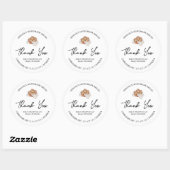 Étiquette de Merci de pain maison simple (Feuille)