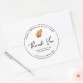 Étiquette de Merci de sauce d'arachide maison simp (Enveloppe)