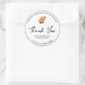 Étiquette de Merci de sauce d'arachide maison simp (Sac)