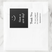 Étiquette de Merci de sceau de boîte (Sac)