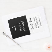 Étiquette de Merci de sceau de boîte (Enveloppe)