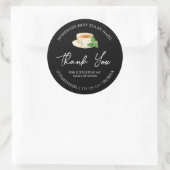 Étiquette de Merci de thé à la menthe maison simpl (Sac)