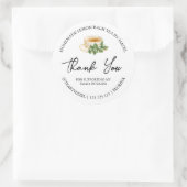 Étiquette de Merci de thé au citron fait maison (Sac)