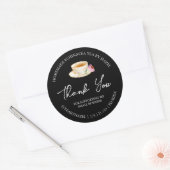 Étiquette de Merci de thé Echinacea fait maison (Enveloppe)
