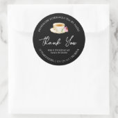 Étiquette de Merci de thé Echinacea fait maison (Sac)