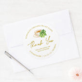 Étiquette de Merci de thé Oregano maison simple (Enveloppe)