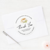 Étiquette de Merci de thé Rooibos maison simple (Enveloppe)