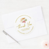 Étiquette de Merci de thé Rosehip maison simple (Enveloppe)