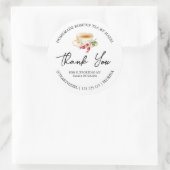 Étiquette de Merci de thé Rosehip maison simple (Sac)