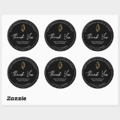 Étiquette de Merci d'extraction de chocolat maison (Feuille)