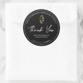 Étiquette de Merci d'extraction de chocolat maison (Sac)