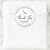 Étiquette de Merci d'huile de romarin maison simpl (Sac)