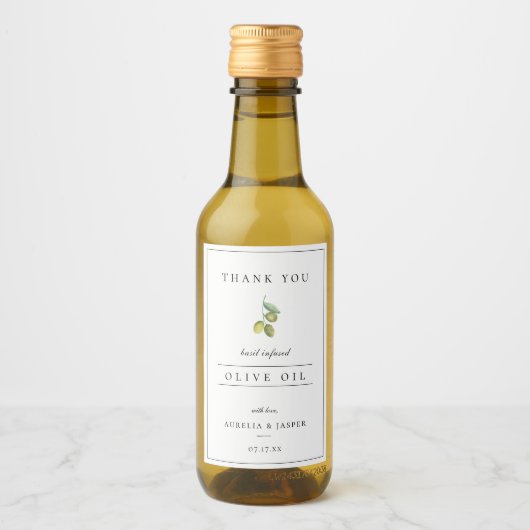 Étiquette de Merci d'huile d'olive contaminé moder (Devant)