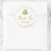 Étiquette de Merci Kiwi fait maison simple (Sac)