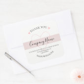 Étiquette de MERCI maison personnalisé (Enveloppe)