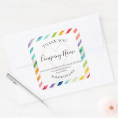 Étiquette de MERCI maison personnalisé (Enveloppe)