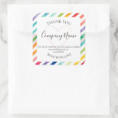 Étiquette de MERCI maison personnalisé (Sac)