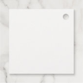 Étiquette de MERCI maison personnalisé (Dos)