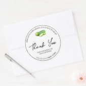 Étiquette de Merci simple à la courgette maison (Enveloppe)