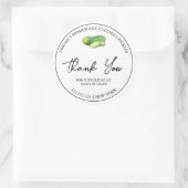 Étiquette de Merci simple à la courgette maison (Sac)